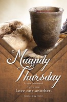 Maundy Thursday Bulletin (pack of 100) (Bulletin)