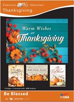 Boxed Cards - Be Blessed Thanksgiving (pack of 12) (Cards)