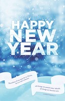 Happy New Year Bulletin (Pack of 100) (Bulletin)