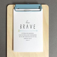Be Brave (Arrow) A6 Greeting Card (General Merchandise)
