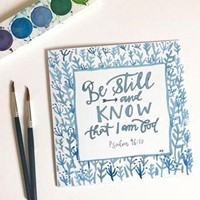Be Still and Know Card & Envelope (Cards)