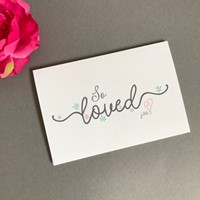 So Loved A6 Greeting Card (Cards)