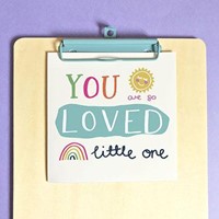 You Are So Loved New Baby Card & Envelope (Cards)