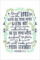 Trust in the Lord A6 Card (Cards)