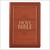 KJV Large Print Thinline Bible, Tan, Thumb Indexed