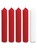 Advent Candle Set 12" x 2" - 4 Red, 1 White