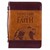 Stand Firm Brown Classic Bible Case, Large