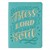Bless the Lord Teal Faux Leather Handy-Sized Journal