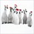 Christmas Cards: Penquins In Hats (Pack of 4)