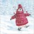 Christmas Cards: Penguin In Jacket (Pack of 4)