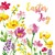 Easter Joy Flowers Easter Cards (Pack of 5)