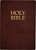 KJVER Holy Bible, Large Print, Mahogany Genuine Leather, Thu