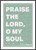 Praise The Lord, O My Soul - Psalm 103 - A4 Print - Green