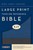 KJV Large Print Thinline Reference Bible, Slate/Blue